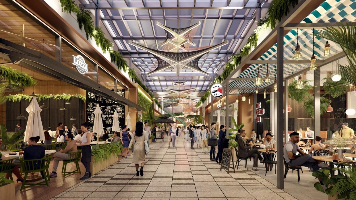 店内のインテリア